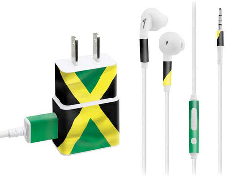 Jamaica Flag Phone Charger Skin
